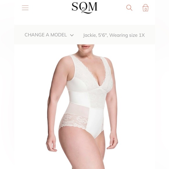 Squeem brand bodysuit/shapewear plus size 2X - Picture 2 of 6